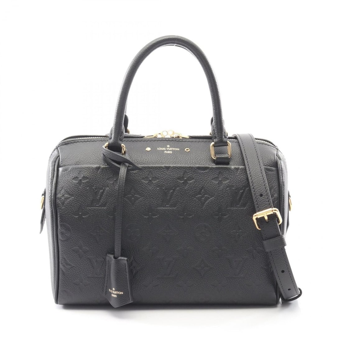 Louis Vuitton Speedy Bandouliere 25 NM Handbag, Leather, Monogram Empreinte, Women's, Black, M42401: --- Catalog ---Category: SizeSize (HxWxD): 18cm x 26cm x 15cm / 7.08'' x 10.23'' x 5.9''Category: DesignType: HandbagColor: Black, NoirGender: WomenMaterial: Monogram Empreinte Category: GeneralMPN: M