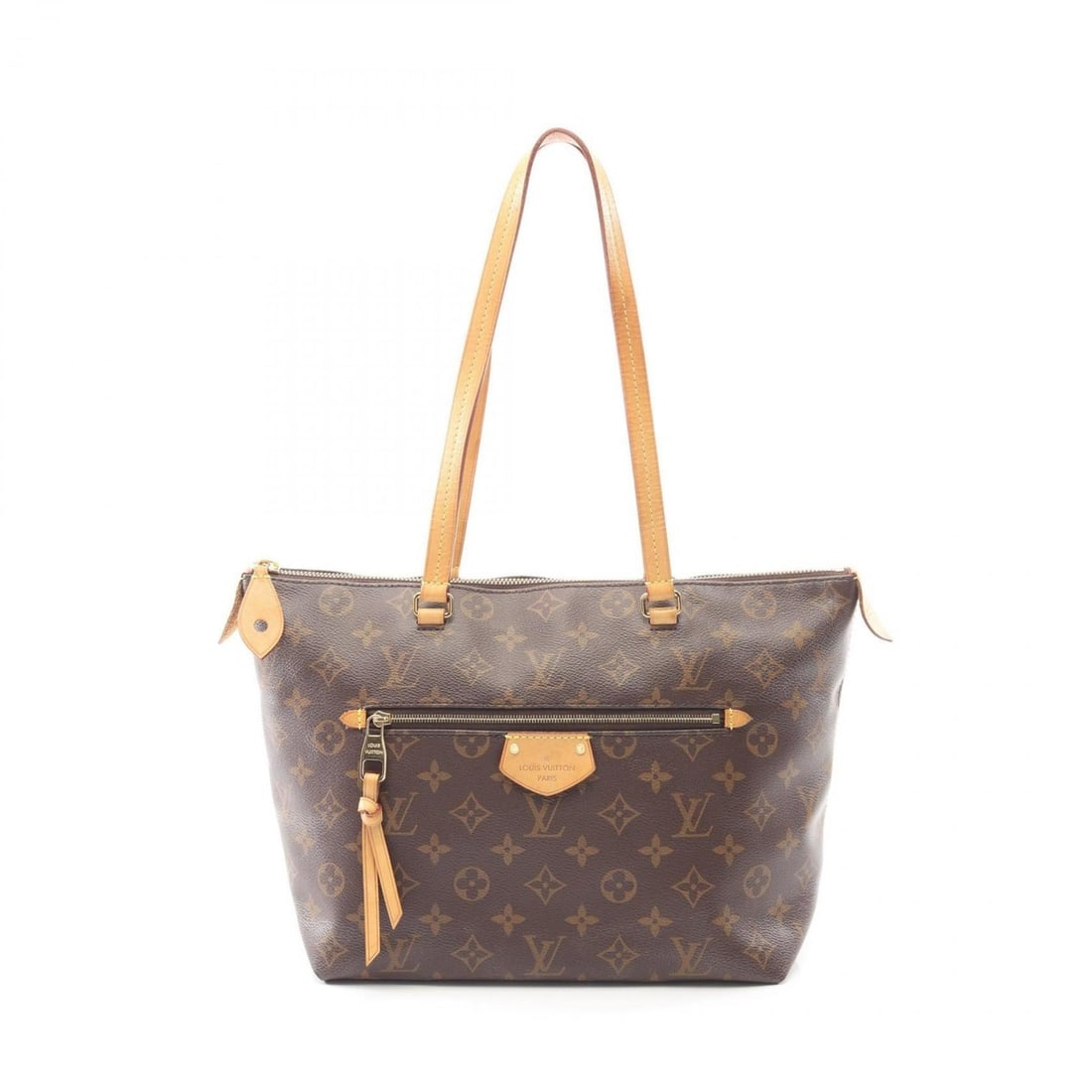 Louis Vuitton Iena PM Tote Bag, Coated Canvas and Leather, Monogram, Women's, Brown, M42268: --- Catalog ---Category: SizeSize (HxWxD): 23cm x 26cm x 14cm / 9.05'' x 10.23'' x 5.51''Category: DesignType: Tote bagColor: BrownGender: WomenMaterial: Coated canvas , Leather Category: GeneralMPN: