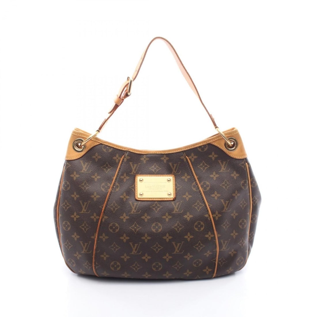 Louis Vuitton Galliera PM Shoulder Bag, Coated Canvas and Leather, Monogram, Women's, Brown, M56382 (1 of 20)