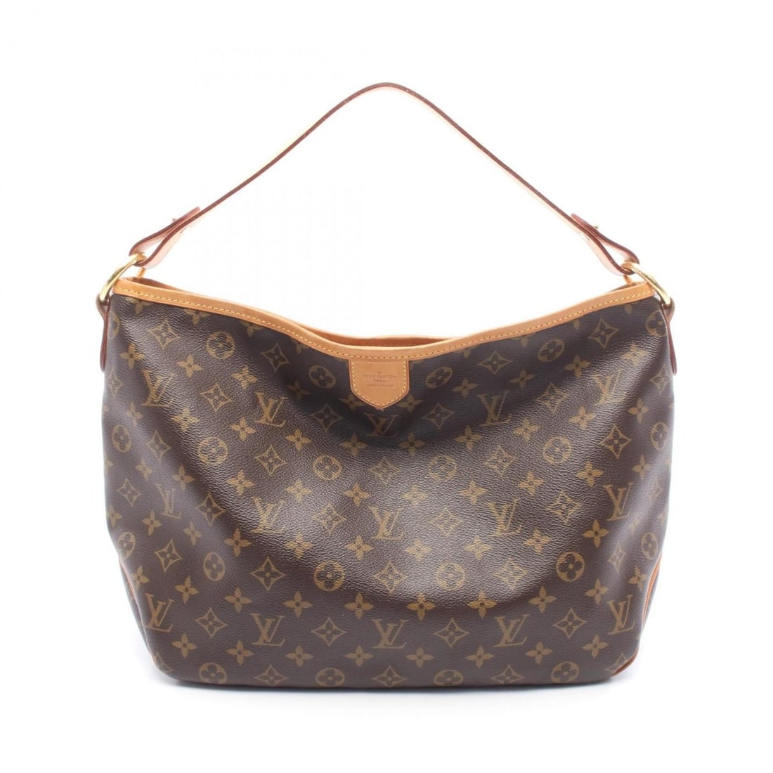 Louis Vuitton Delightful PM Shoulder Bag, Coated Canvas and Leather, Monogram, Women's, Brown, (1 of 17)