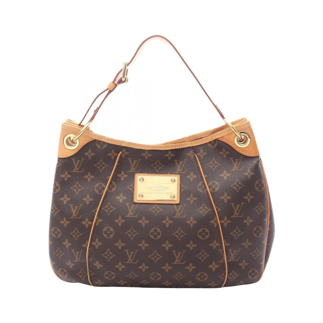 Louis Vuitton Galliera PM Shoulder Bag, Coated Canvas and Leather, Monogram, Women's, Brown, M56382 (1 of 15)