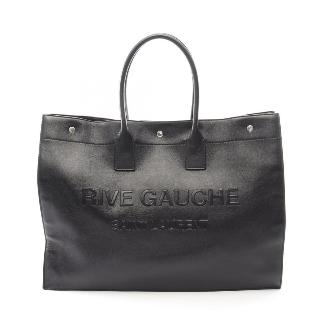 Yves Saint Laurent Saint Laurent Paris Rive Gauche Leather Tote Bag, Men's, Black, 587273: --- Catalog ---Category: SizeSize (HxWxD): 35cm x 47cm x 17cm / 13.77'' x 18.5'' x 6.69''Category: DesignType: Tote bagColor: BlackGender: Men,WomenMaterial: Leather Category: GeneralMPN: 587273Brand:
