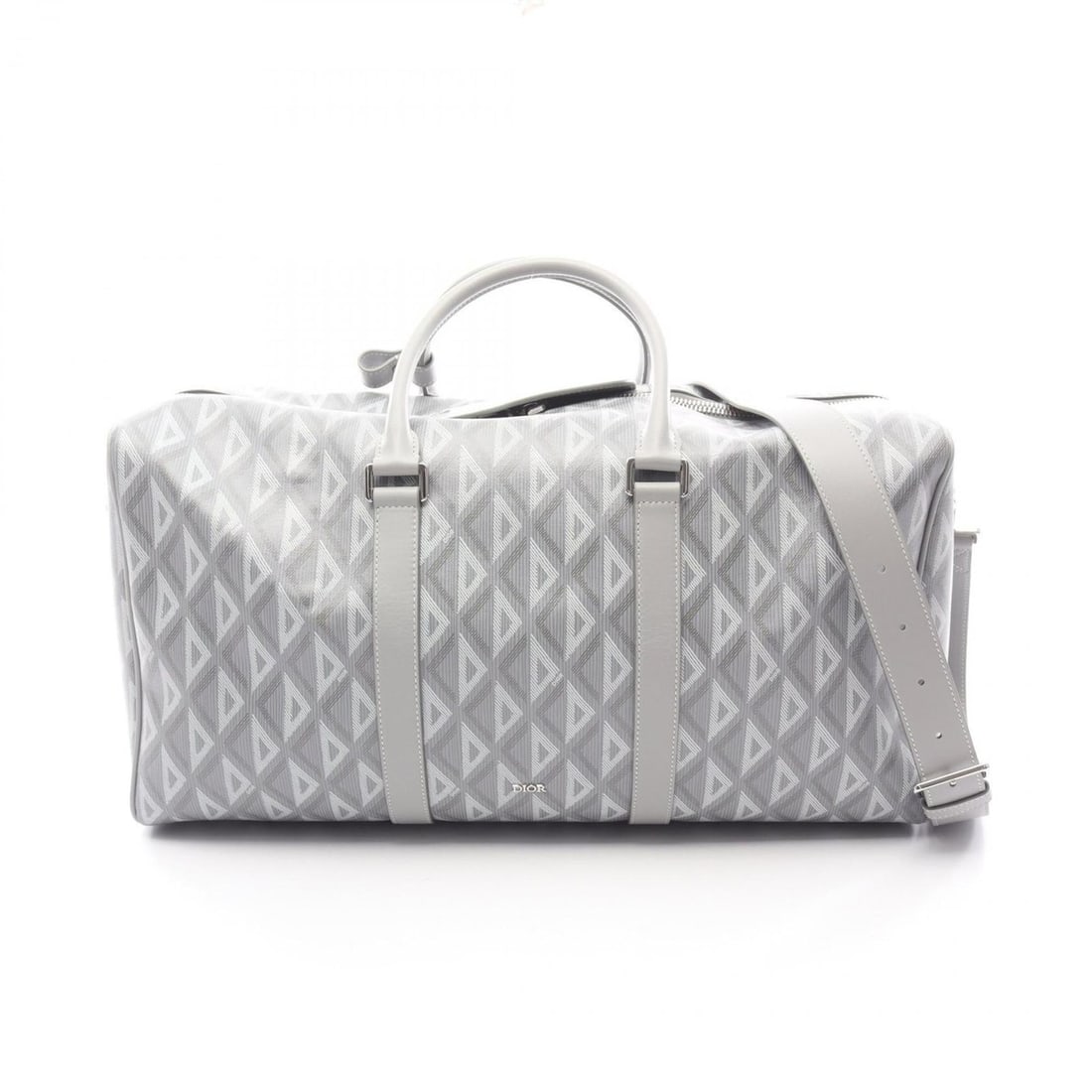 Christian Dior Dior CD Diamond Lango 50 Boston Bag, Coated Canvas and Leather, Men's, Gray,: --- Catalog ---Category: SizeSize (HxWxD): 25cm x 49cm x 21cm / 9.84'' x 19.29'' x 8.26''Category: DesignType: Boston bagColor: GrayGender: MenMaterial: Coated canvas , Leather Category: GeneralMPN: 1