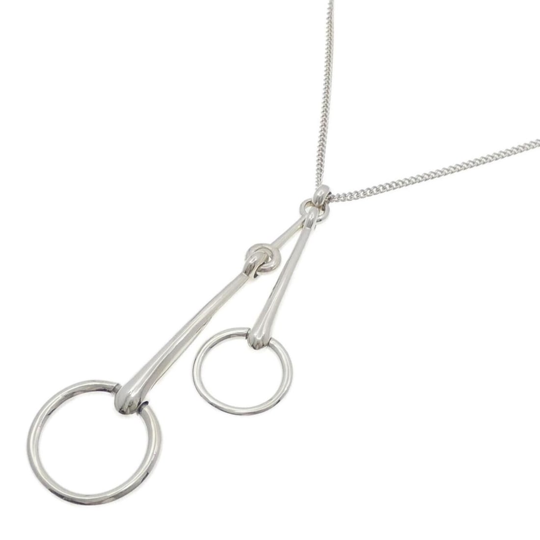 Hermes 925 necklace: --- Catalog ---Category: SizePendant Size: 145mm x 52.5mm / 5.7'' x 2.06''Neck Circumference: 74 cm / 29.13''Category: DesignGender: WomenMaterial: Silver 925Pendant Type: PendantNecklace Type: