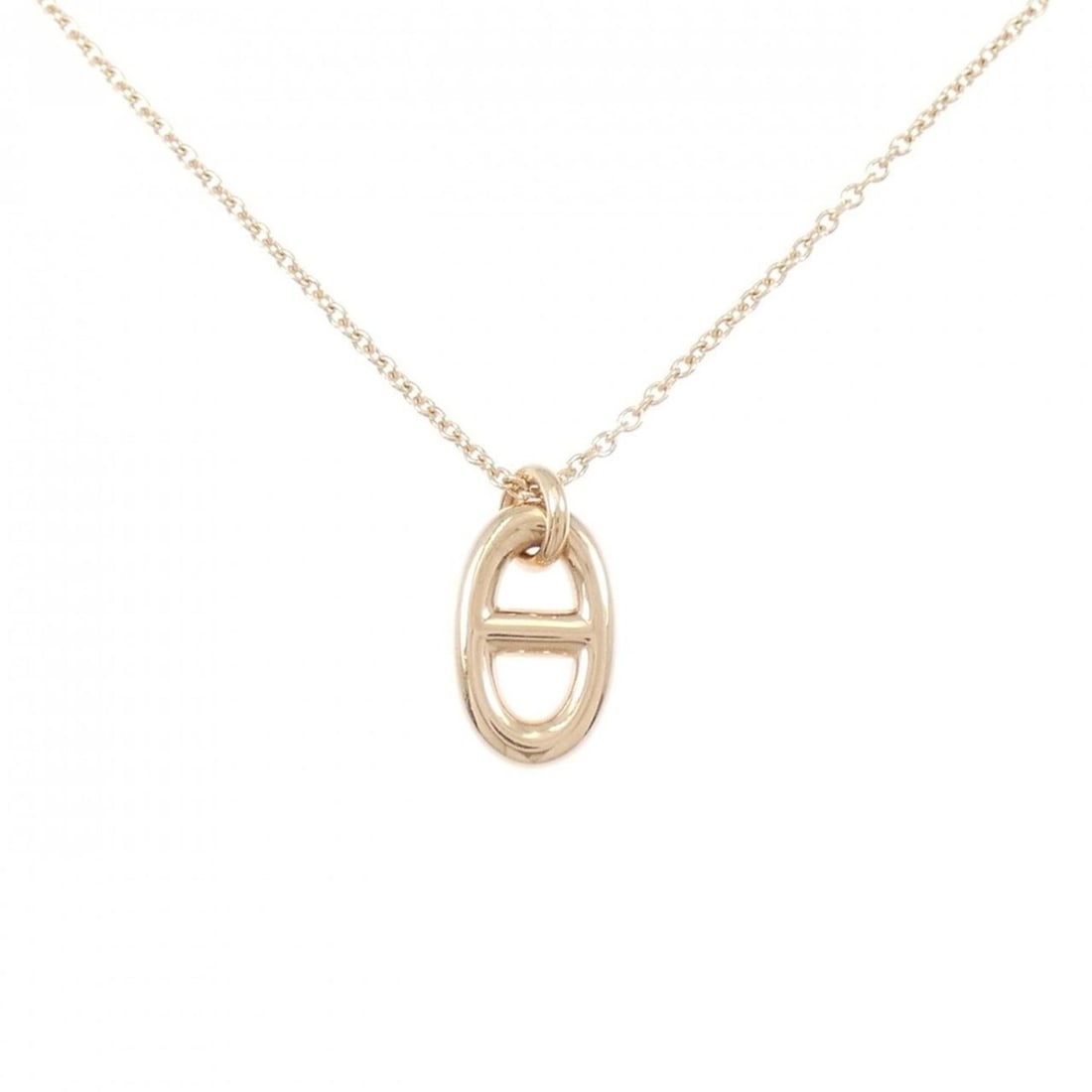 Hermes Farandole Necklace: --- Catalog ---Category: SizePendant Size: 15.9mm x 8.6mm / 0.62'' x 0.33''Neck Circumference: 39 cm - 41 cm / 15.35'' - 16.14''Category: DesignGender: WomenMaterial: Pink gold (18K)Pendant Type: