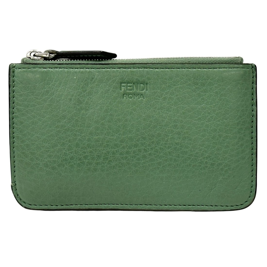 Fendi FENDI wallet for men and women, brand name wallet, purse, coin case, leather fragment green,: --- Catalog ---Category: DesignType: Card caseColor: GreenGender: Men,WomenMaterial: Leather Category: GeneralBrand: FendiCountry of Origin: ItalyCategory: Physical PropertiesSize (HxWxD): 8cm x