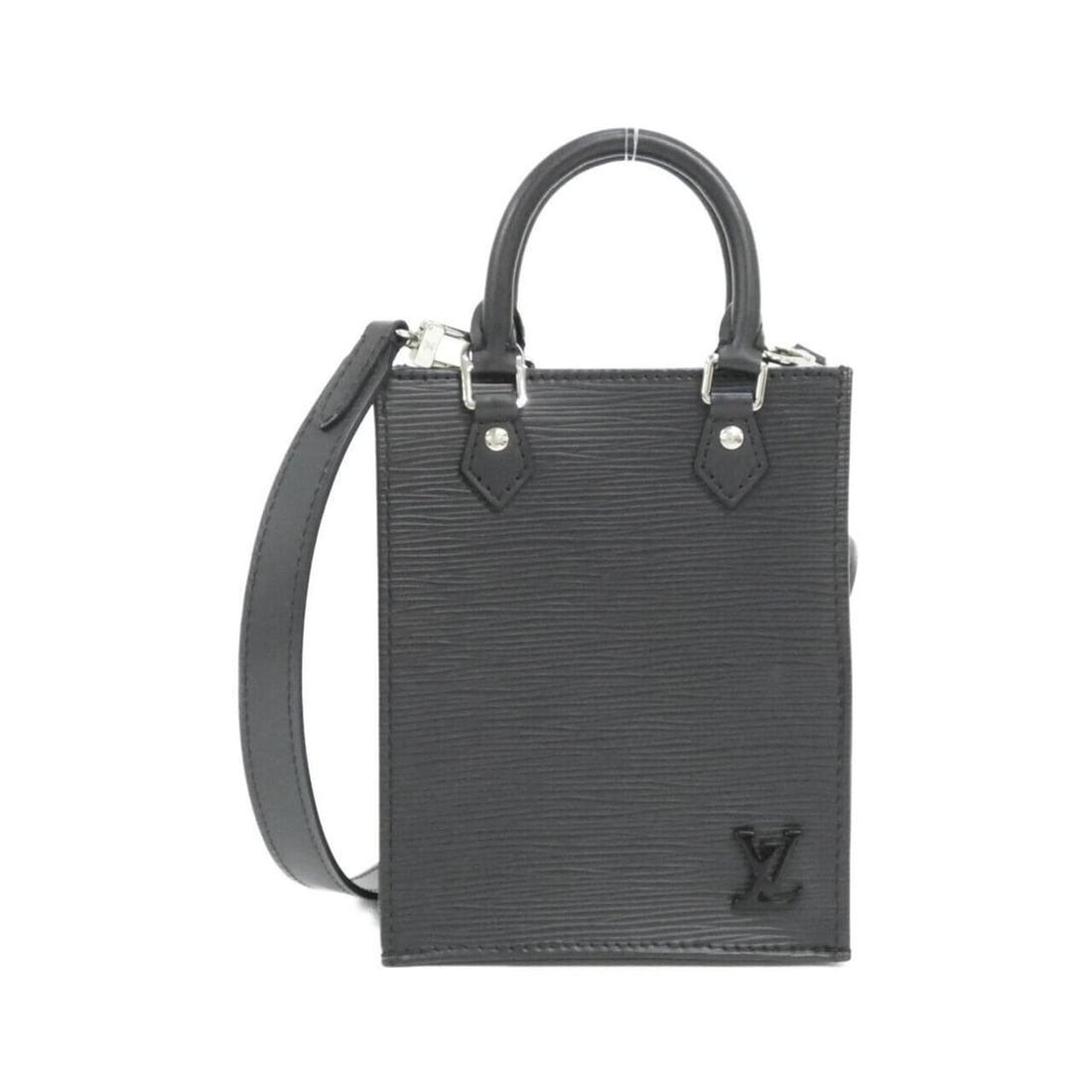 Louis Vuitton Epi Petite Sac Plat M69441 Handbag: --- Catalog ---Category: SizeSize (HxWxD): 17cm x 14cm x 5cm / 6.69'' x 5.51'' x 1.96''Category: DesignType: HandbagColor: BlackGender: Men,WomenMaterial: Leather Hardware Color: SilverLeather/Fur
