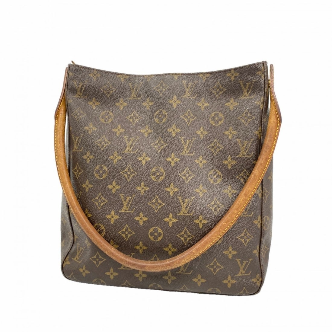 Louis Vuitton Monogram Looping GM Shoulder Bag M51145 Brown Women's (1 of 17)
