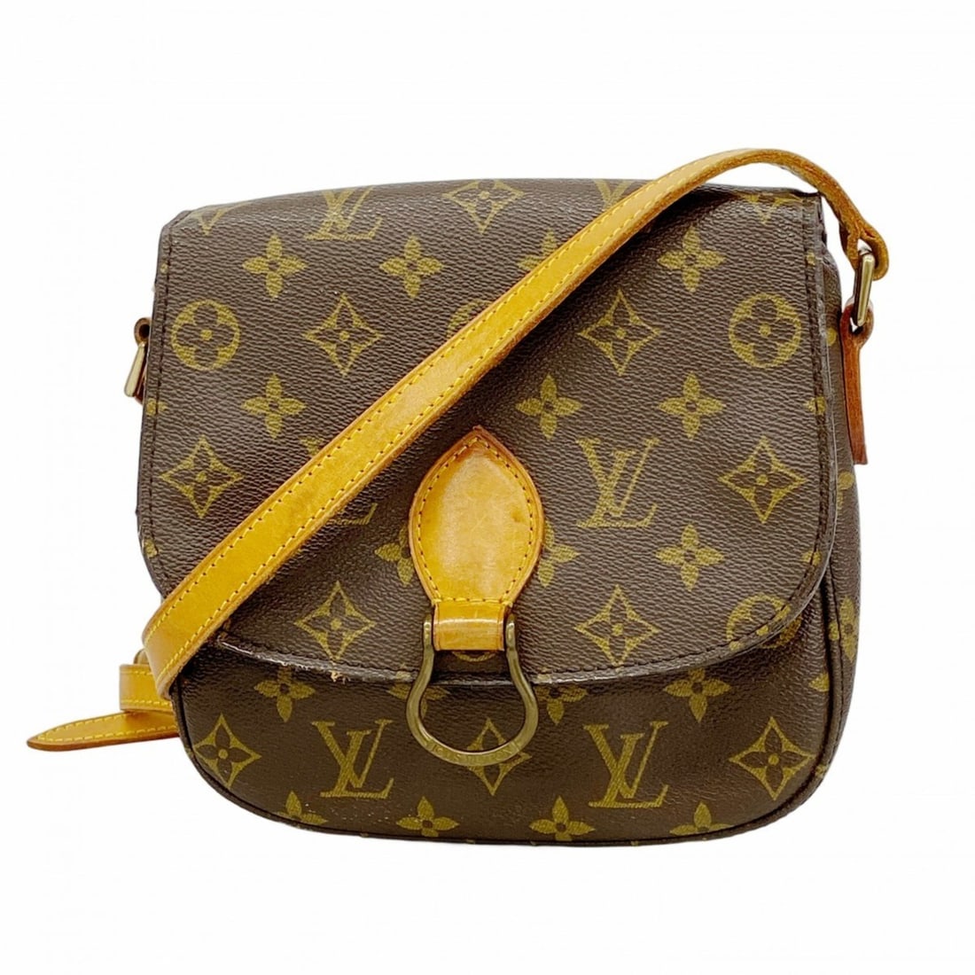 Louis Vuitton Monogram Saint-Cloud MM Shoulder Bag M51243 Brown Women's (1 of 15)
