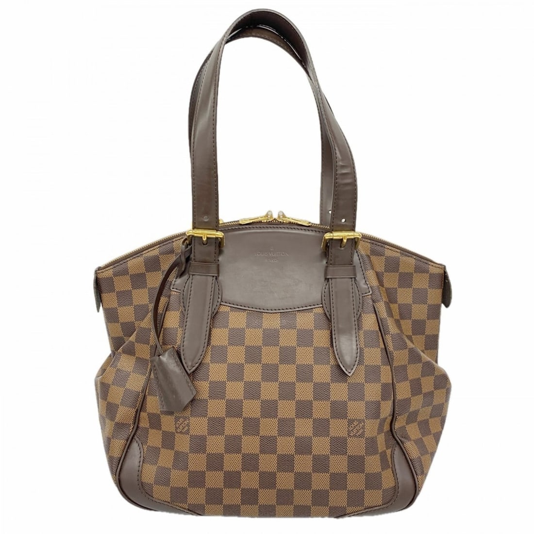Louis Vuitton Damier Verona MM Ebene Handbag N41118 for Women: --- Catalog ---Category: SizeSize (HxWxD): 30cm x 30cm x 18cm / 11.81'' x 11.81'' x 7.08''Category: DesignType: HandbagColor: EbeneGender: WomenCategory: GeneralMPN: N41118Brand: Louis Vuitton--- Item
