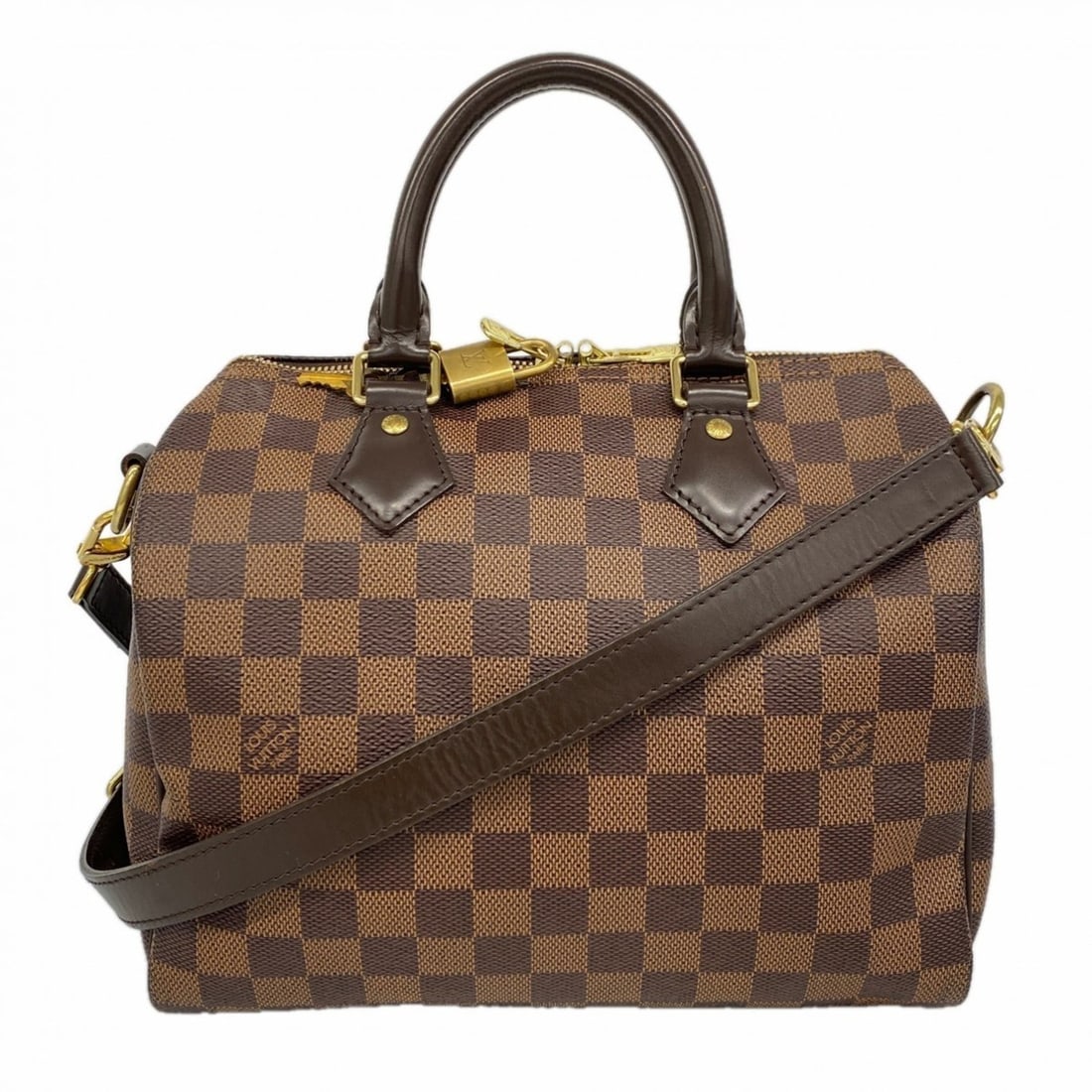 Louis Vuitton Damier Speedy Bandouliere 25 Handbag N41368 Ebene 2-Way Bag for Women (1 of 11)