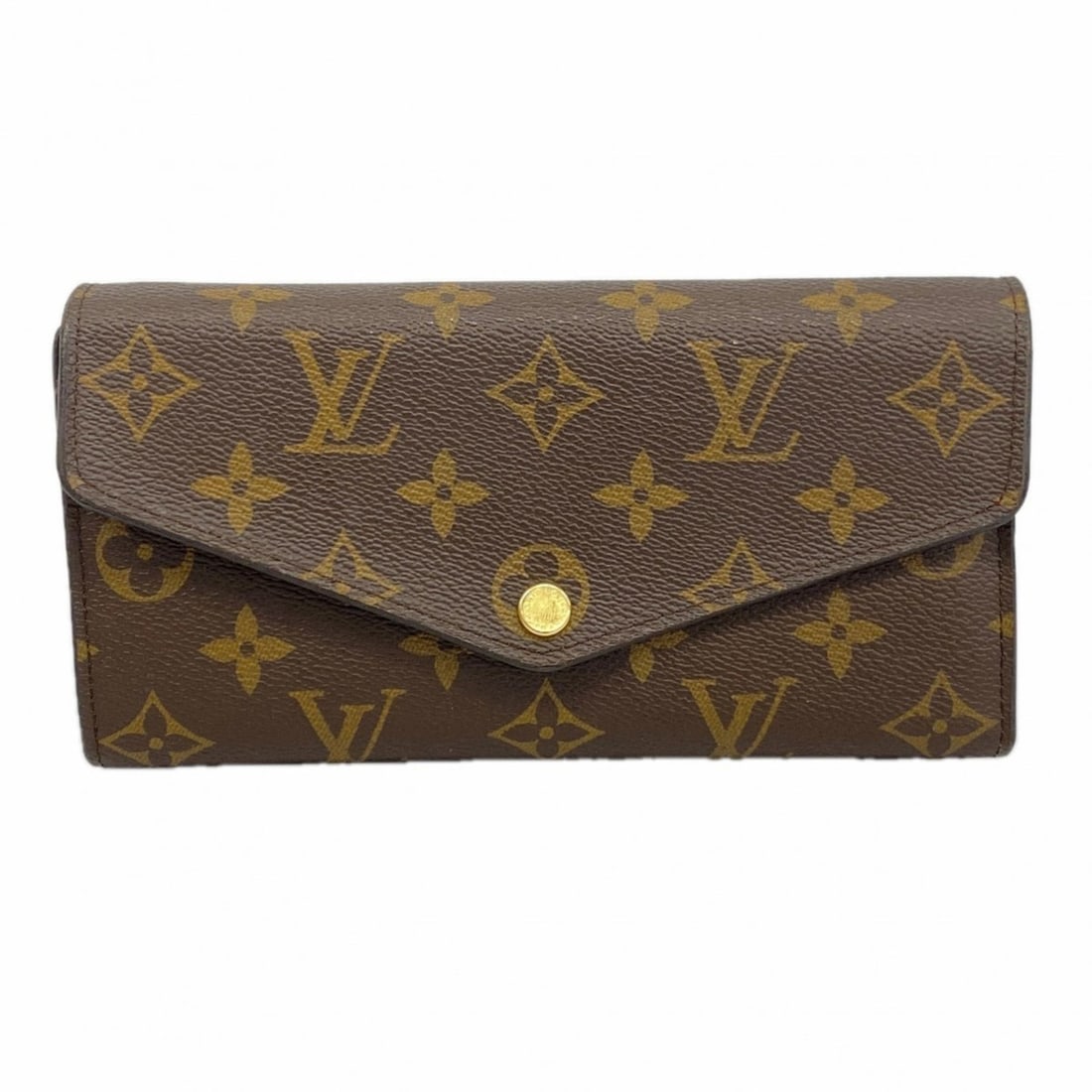 Louis Vuitton Monogram Portefeuille Sarah Long Wallet M60531 Brown Women's (1 of 11)