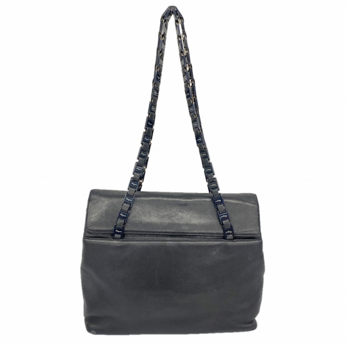 Salvatore Ferragamo Vara Leather Shoulder Bag, Black, Women's (1 of 17)