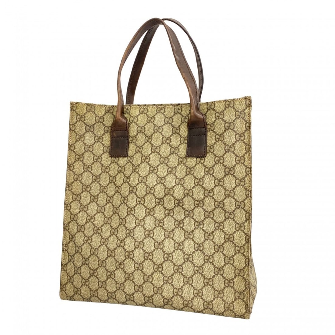 Gucci GG Supreme Tote Bag 91249 Beige Brown Women's (1 of 14)