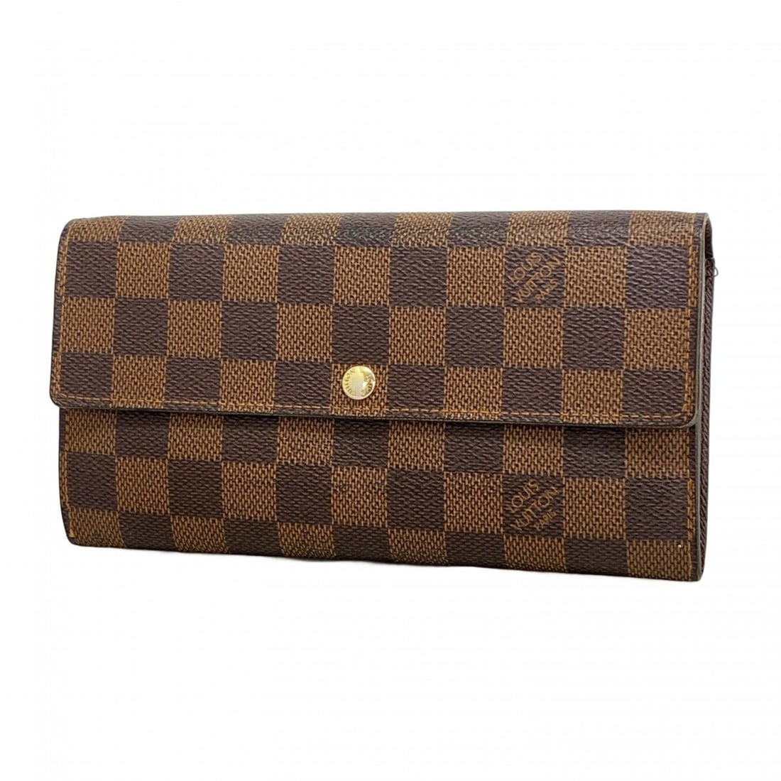 Louis Vuitton Damier Portefeuille Sarah Long Wallet N61734 Ebene Women's (1 of 15)