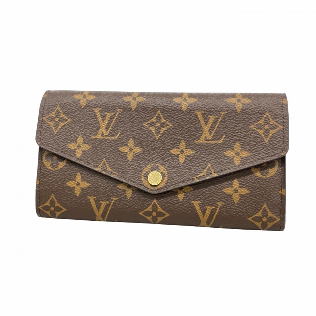 Louis Vuitton Monogram Portefeuille Sarah Long Wallet M60531 Brown Women's (1 of 14)