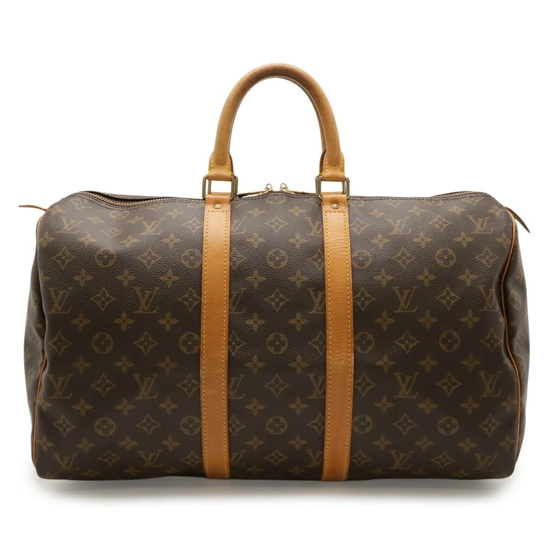 LOUIS VUITTON Monogram Keepall 45 Boston Bag, Handbag, Travel Bag M41428 (1 of 9)