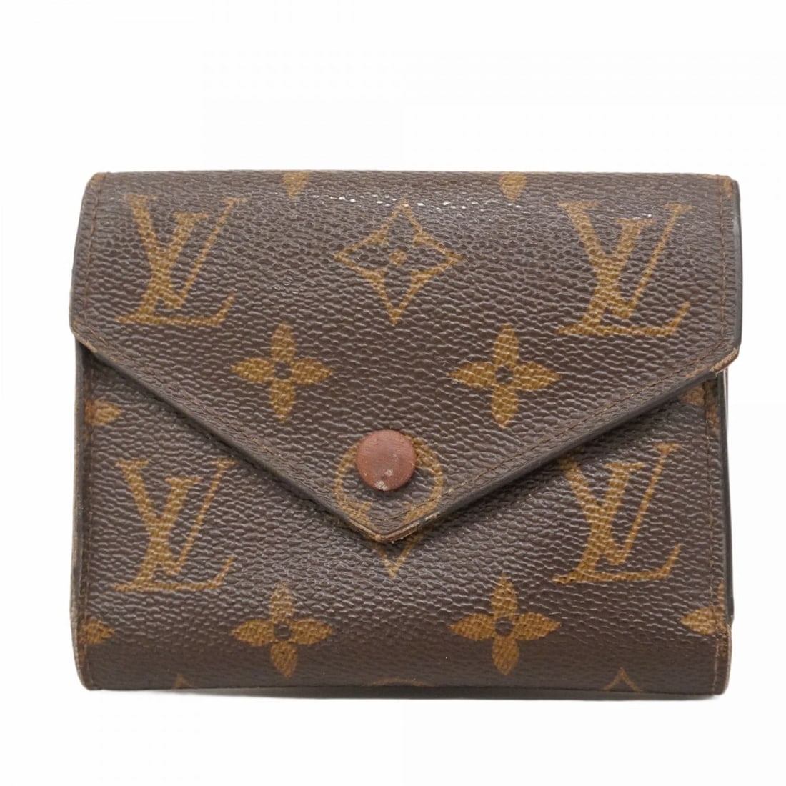 Louis Vuitton Monogram Victorine Tri-fold Wallet M62472 Brown Women's (1 of 14)