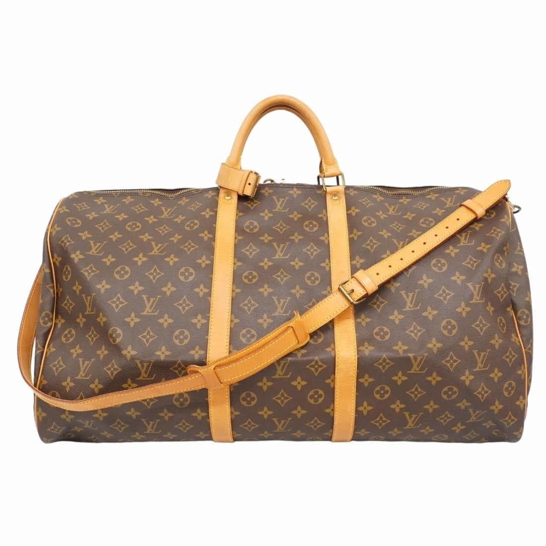 Louis Vuitton Monogram Keepall Bandouliere 60 Boston Bag M41412 Brown Men's/Women's: --- Catalog ---Category: SizeSize (HxWxD): 34cm x 61cm x 27cm / 13.38'' x 24.01'' x 10.62''Category: DesignType: Boston bagColor: BrownGender: Men,WomenCategory: GeneralMPN: M41412Brand: Louis Vuitton