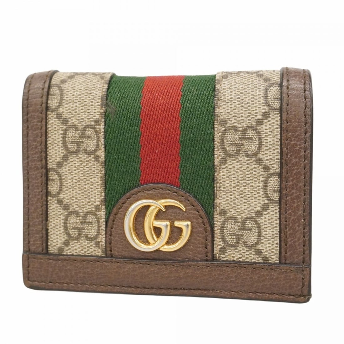Gucci Ophidia wallet 523155 leather brown women's (1 of 20)