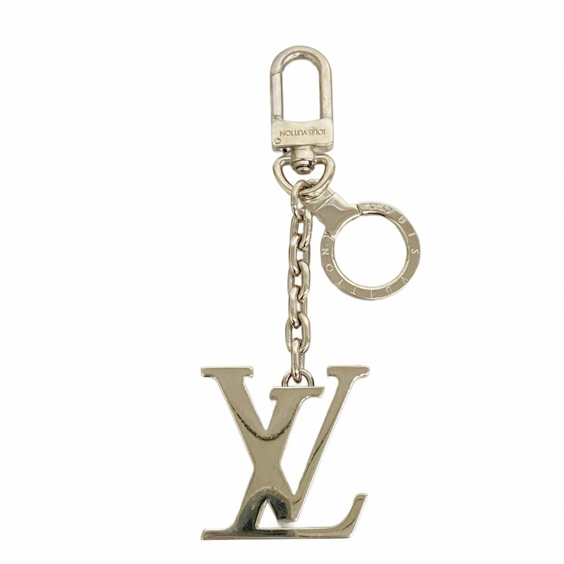 Louis Vuitton Porto Clairsial Keychain LV M65071 Silver Men's (1 of 19)