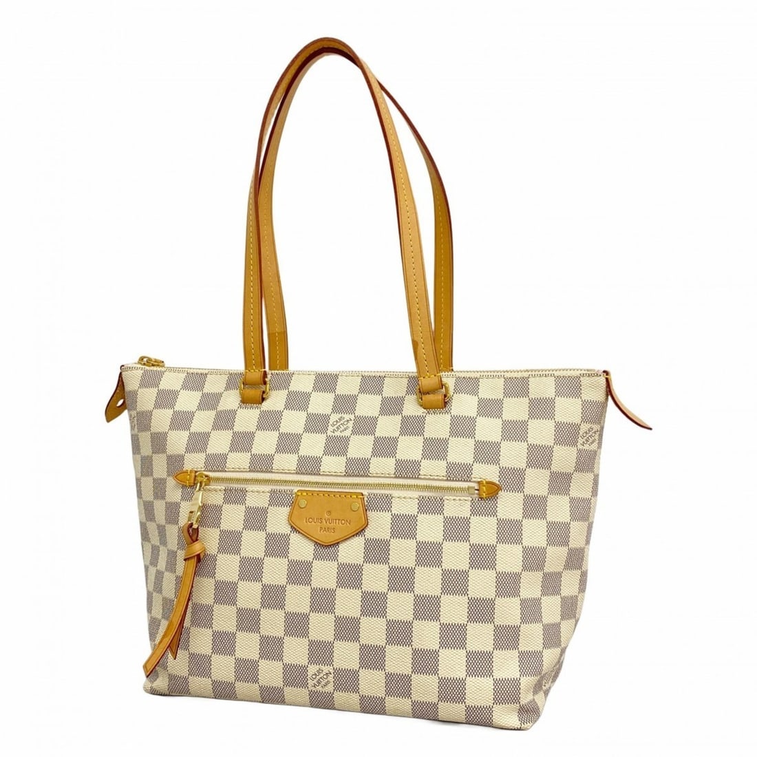 Louis Vuitton Damier Azur Iena PM Tote Bag N44039 White Women's (1 of 20)