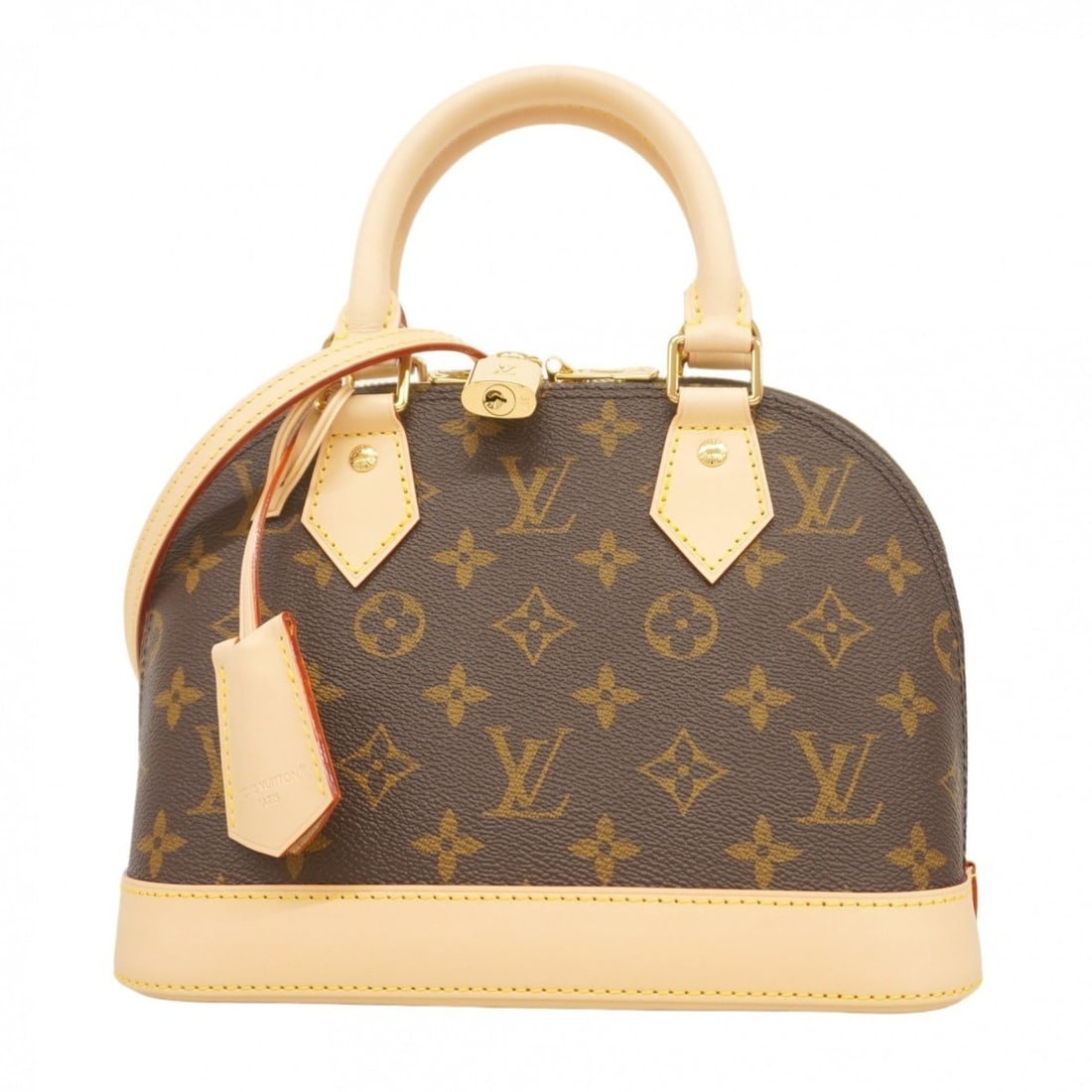 Louis Vuitton Monogram Alma BB Handbag M46990 Brown 2-Way Bag for Women: --- Catalog ---Category: SizeSize (HxWxD): 17.5cm x 24cm x 11.5cm / 6.88'' x 9.44'' x 4.52''Category: DesignType: HandbagColor: BrownGender: WomenCategory: GeneralMPN: M46990Brand: Louis Vuitton--- It