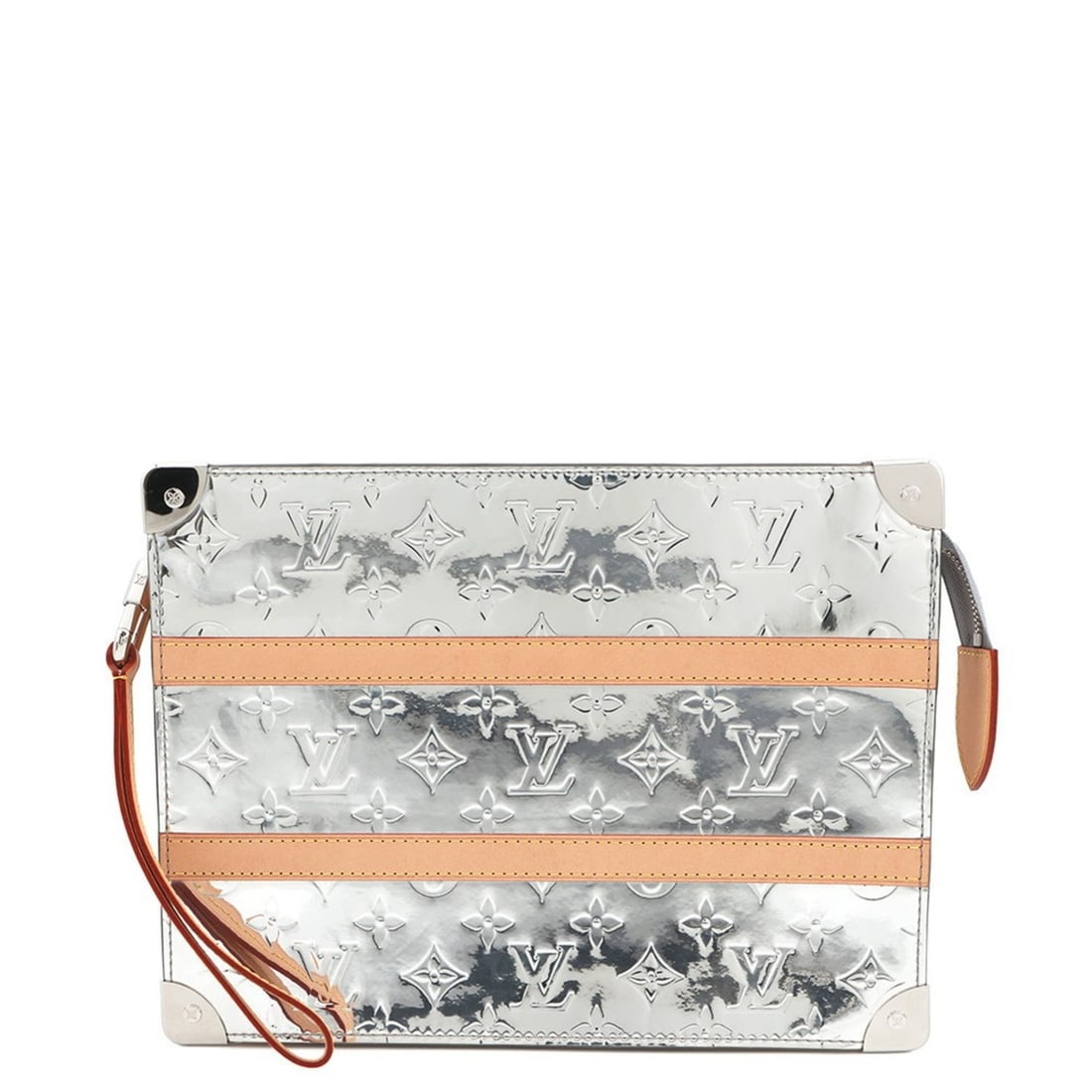 Louis Vuitton Monogram Mirror Trunk Pochette Clutch Bag M80807 LOUIS VUITTON Bags 2021 Show: --- Catalog ---Category: SizeSize (HxWxD): 21cm x 28cm x 3.5cm / 8.26'' x 11.02'' x 1.37''Category: DesignType: Clutch bag, PochetteColor: Gray, SilverGender: Women,MenMaterial: Monogram Category: Gen