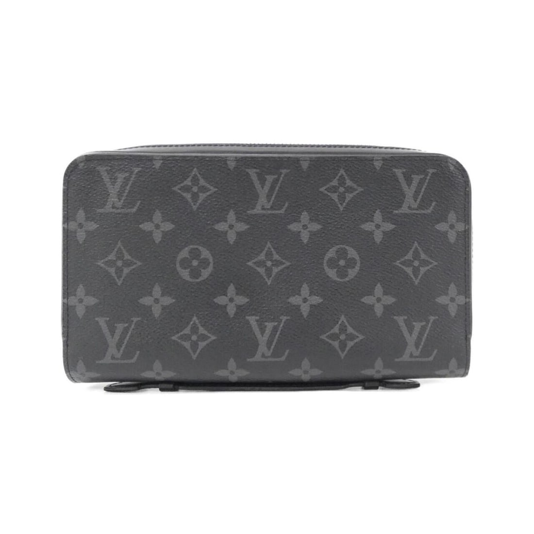Louis Vuitton Monogram Eclipse Zippy XL Wallet M61698: --- Catalog ---Category: SizeSize (HxWxD): 13cm x 22cm x 4cm / 5.11'' x 8.66'' x 1.57''Category: DesignType: Long wallet (bi-fold)Color: BlackGender: MenMaterial: Coated canvas Category: GeneralMPN: