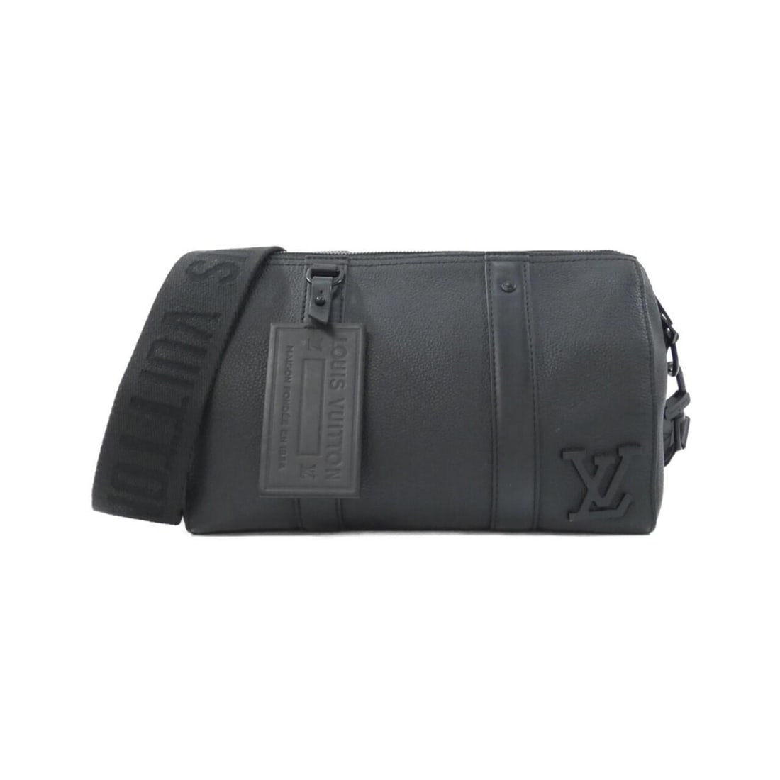 Louis Vuitton LV Aerogram City Keepall M59255 Shoulder Bag: --- Catalog ---Category: SizeSize (HxWxD): 17cm x 27cm x 13cm / 6.69'' x 10.62'' x 5.11''Category: DesignType: Shoulder bagColor: BlackGender: Women,MenMaterial: Leather Leather/Fur Type: CalfskinCate