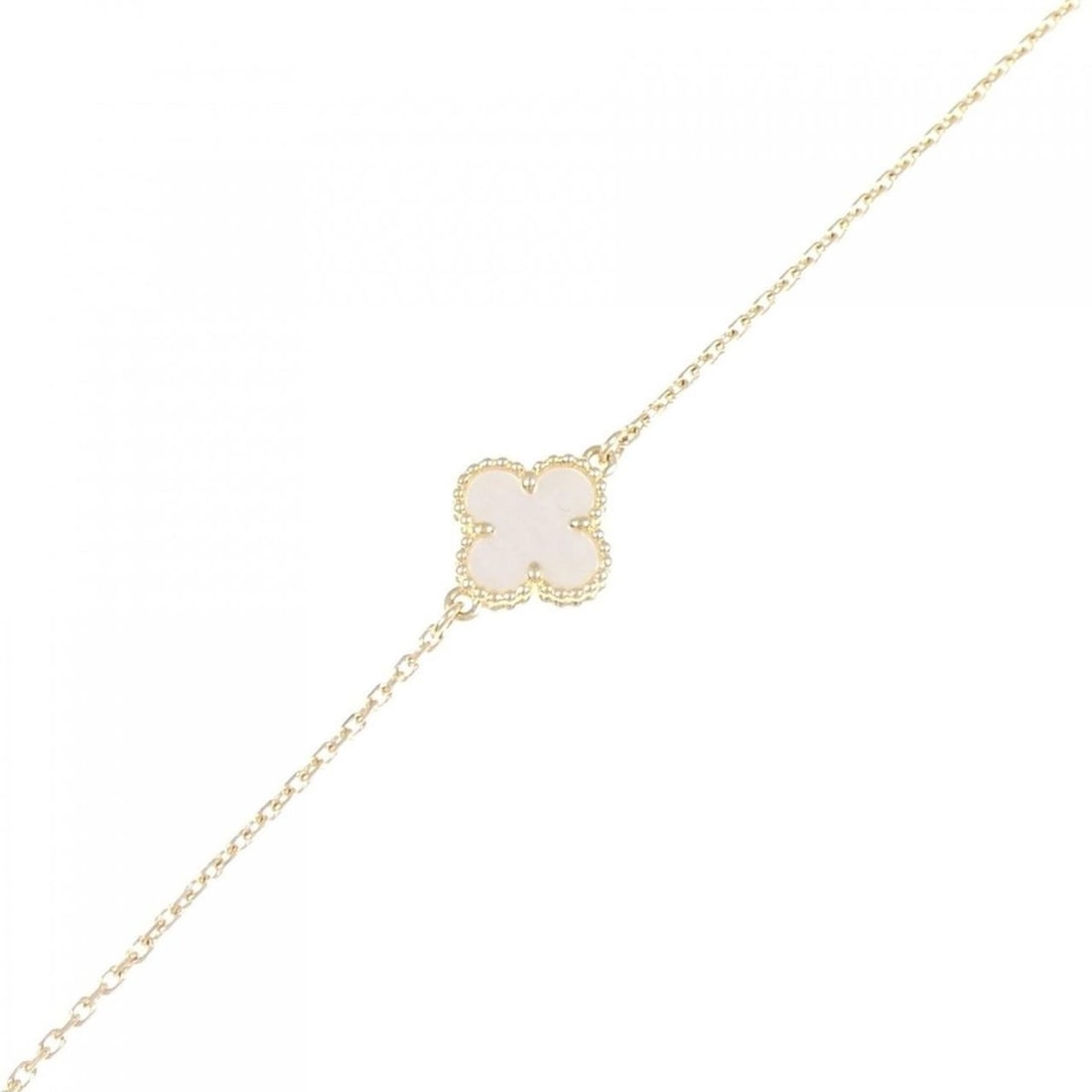 Van Cleef & Arpels Sweet Alhambra Bracelet: --- Catalog ---Category: SizeLength: 16cm - 17cm / 6.29'' - 6.69''Category: DesignType: Charm braceletGender: WomenMaterial: Yellow gold (18K)Category: GeneralMPN: VCARF68800Brand: Van Cleef &