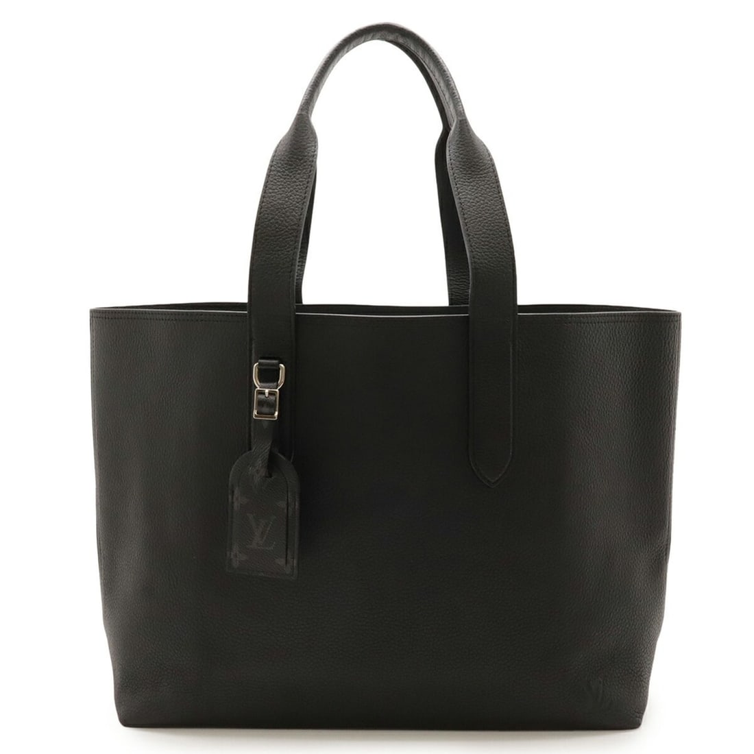 LOUIS VUITTON Cabas Voyage NV Tote Bag/Shoulder Bag in Taurillon Leather, Noir Black, M52817: --- Catalog ---Category: SizeSize (HxWxD): 32cm x 39cm x 12cm / 12.59'' x 15.35'' x 4.72''Category: DesignType: Shoulder bag, Tote bagColor: BlackGender: Women,MenMaterial: Leather Category: GeneralMP