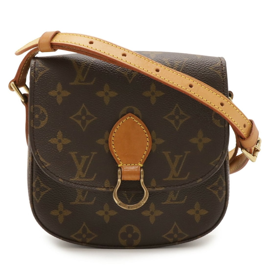 LOUIS VUITTON Monogram Mini Saint-Cloud Shoulder Bag Pochette M51244 (1 of 16)