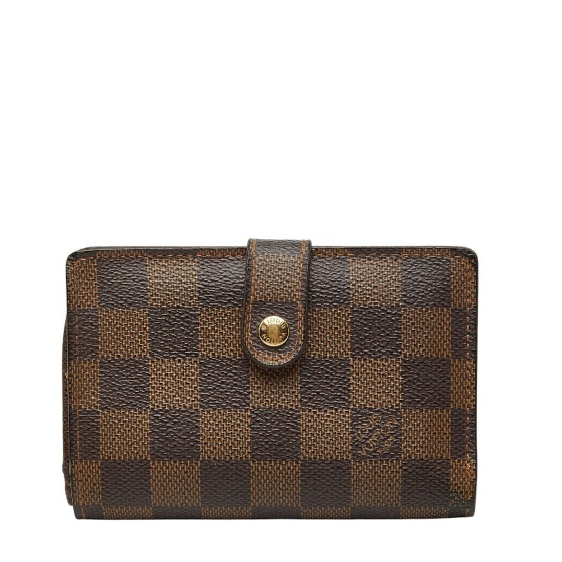 Louis Vuitton Damier Portefeuille Viennois Tri-fold Wallet N61674 Brown Women's LOUIS VUITTON (1 of 13)