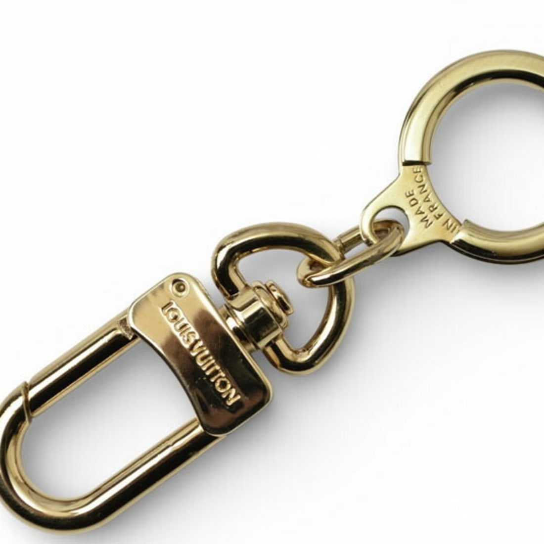 Louis Vuitton Key Ring Keychain Charm LOUIS VUITTON Anocre M62694 Gold (1 of 11)