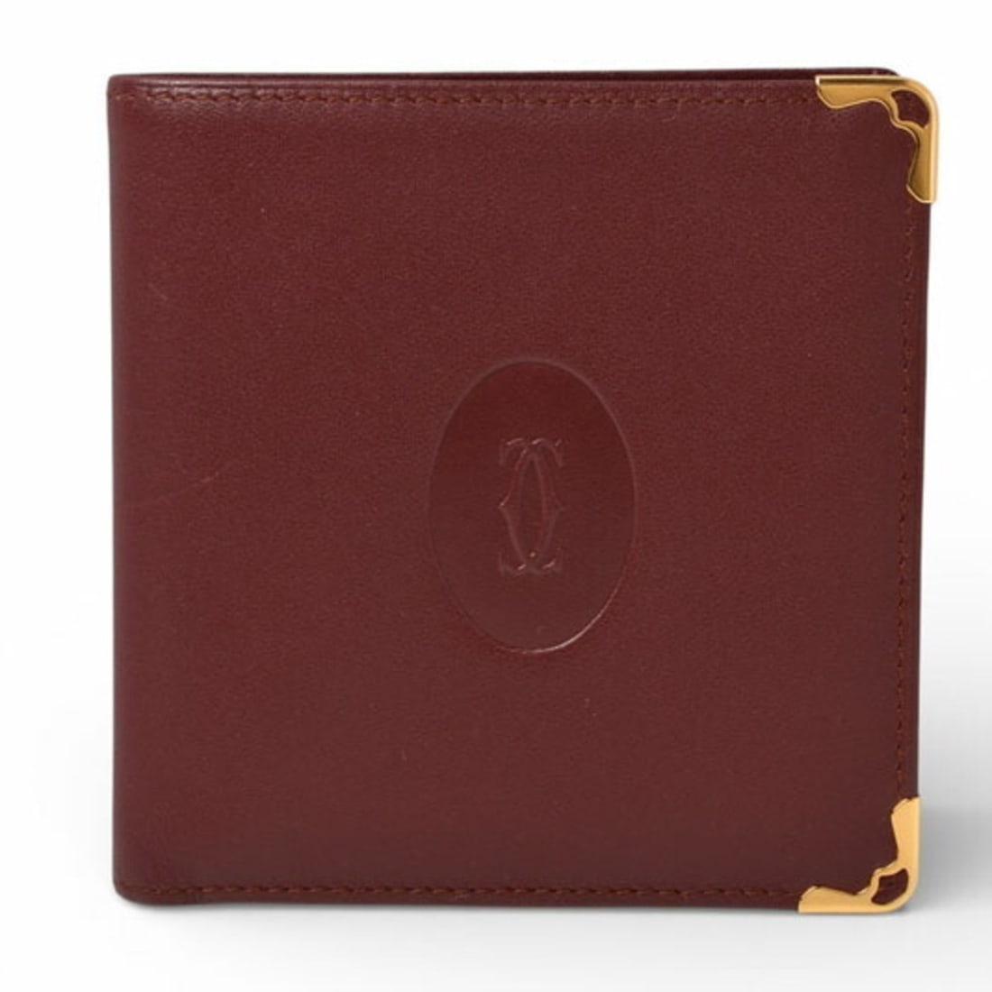 Cartier Men's Must de Bi-fold Wallet, Bordeaux, 73184192 (1 of 12)