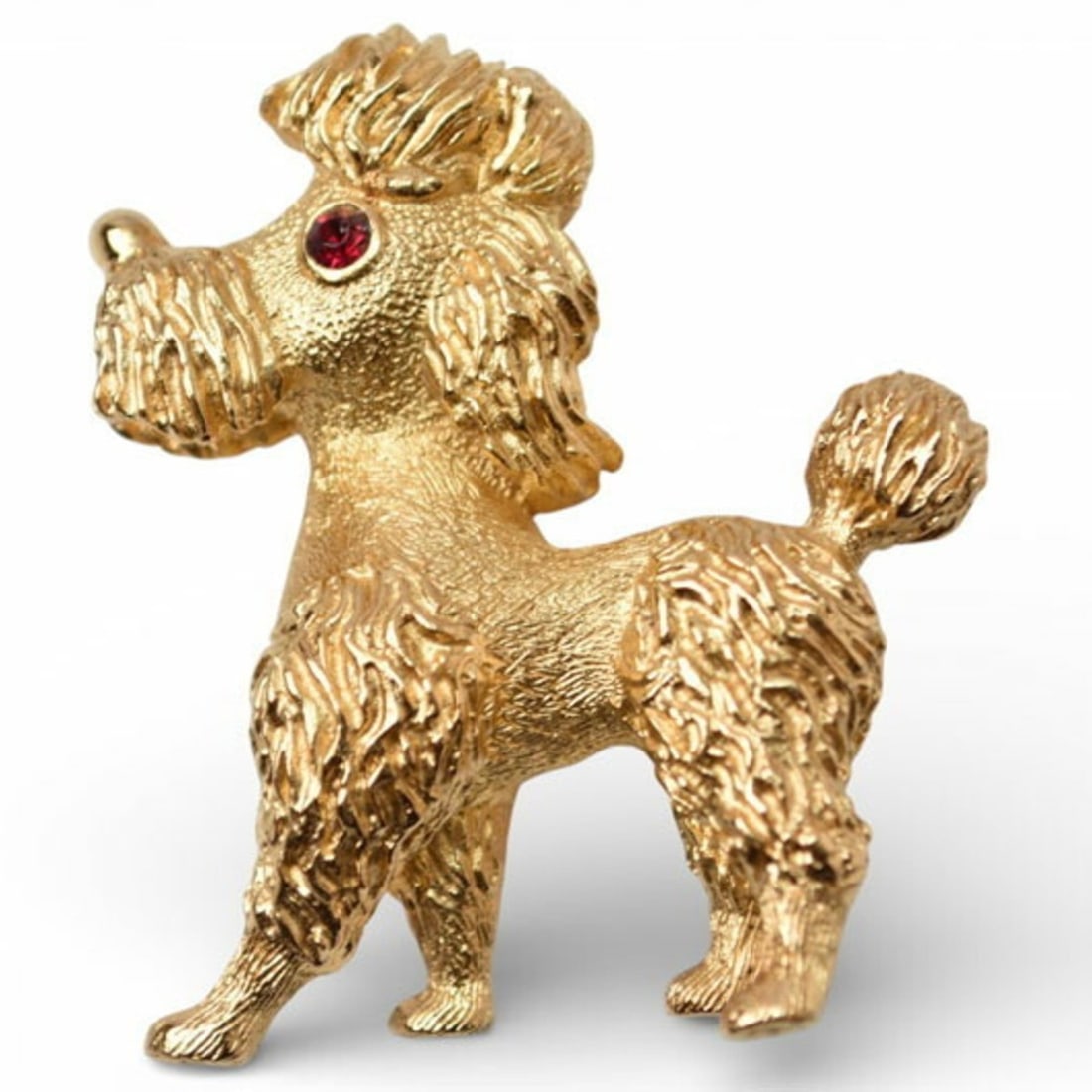 Christian Dior Pin Brooch Toy Poodle Dog Motif Rhinestone Gold: --- Catalog ---Category: SizeSize (HxWxD): 3.5cm x 4cm / 1.37'' x 1.57''Category: DesignType: Pin broochColor: GoldStone: RhinestoneFinish: Gold platedGender: Unisex,Women,MenCategory: GeneralBrand: C