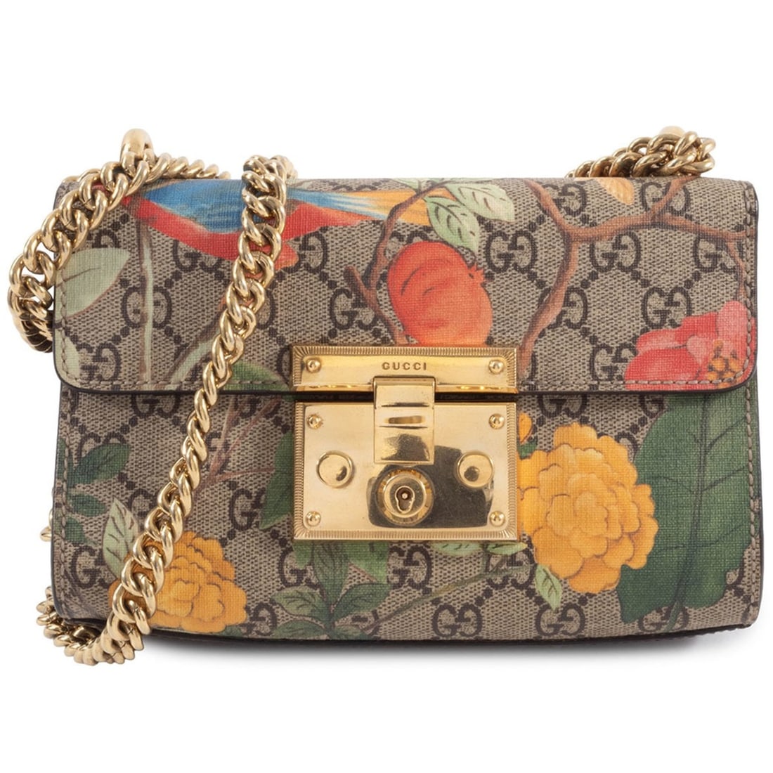 Gucci Tian Shoulder Bag 409487 GG Supreme | Beige/Brown Leather Women's Floral Design: --- Catalog ---Category: SizeSize (HxWxD): 14cm x 20cm x 7cm / 5.51'' x 7.87'' x 2.75''Category: DesignType: Shoulder bagColor: Beige, BrownGender: WomenMaterial: GG Supreme , Leather Category: Genera