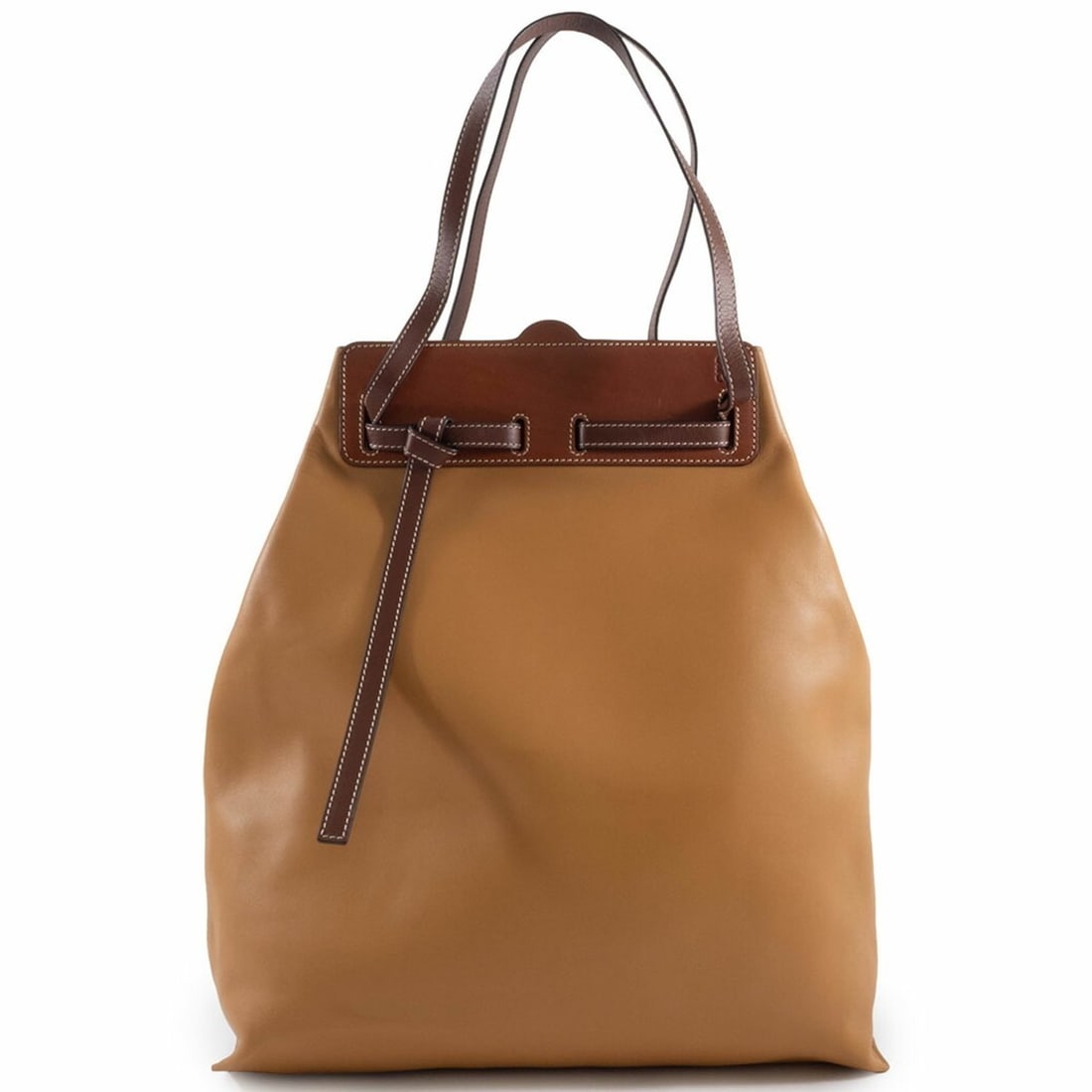 Loewe Lazo Tote Bag in Camel Calfskin Leather, Unisex (1 of 19)