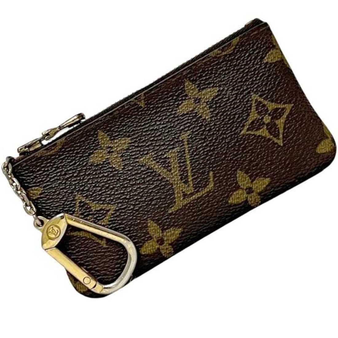 Louis Vuitton Coin Case Pochette Cle ec-25013 Brown Monogram M62650 Purse Canvas 873ET LOUIS VUITTON (1 of 15)