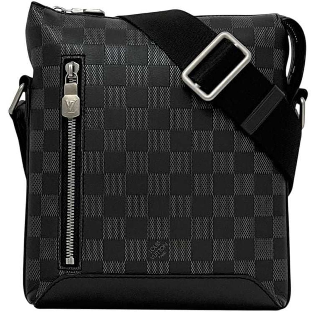 Louis Vuitton Discovery PPM f-25012 Shoulder Bag in Black with Damier Infini N40122 Leather, CA4139. (1 of 16)