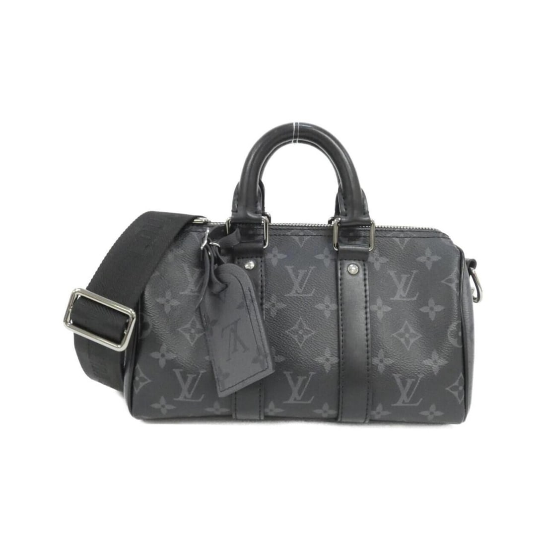 Louis Vuitton Monogram Eclipse Reverse Keepall Bandouliere 25cm M46271 Boston Bag (1 of 20)