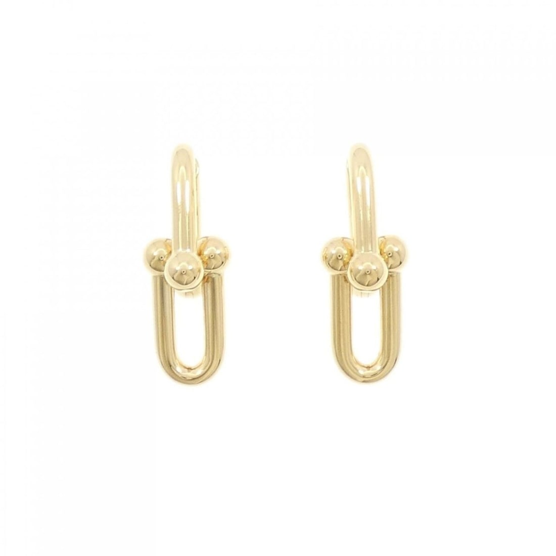 Tiffany HardWear Medium Link Earrings: --- Catalog ---Category: SizeWeight: 8g / 0.28oz.Size (HxWxD): 29.20mm x 10.40mm / 1.15'' x 0.41''Category: DesignType: Drop earringsColor: YellowMetal: GoldGender: WomenMetal Purity: 18KCategory: