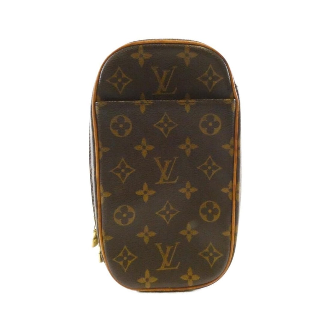 Louis Vuitton Monogram Pochette Ganjou M51870 Shoulder Bag: --- Catalog ---Category: SizeWeight: 280g / 9.87oz.Size (HxWxD): 23cm x 14cm x 5cm / 9.05'' x 5.51'' x 1.96''Strap Length: 116cm / 45.66''Category: DesignType: Pochette, Shoulder bagColor: Marron,