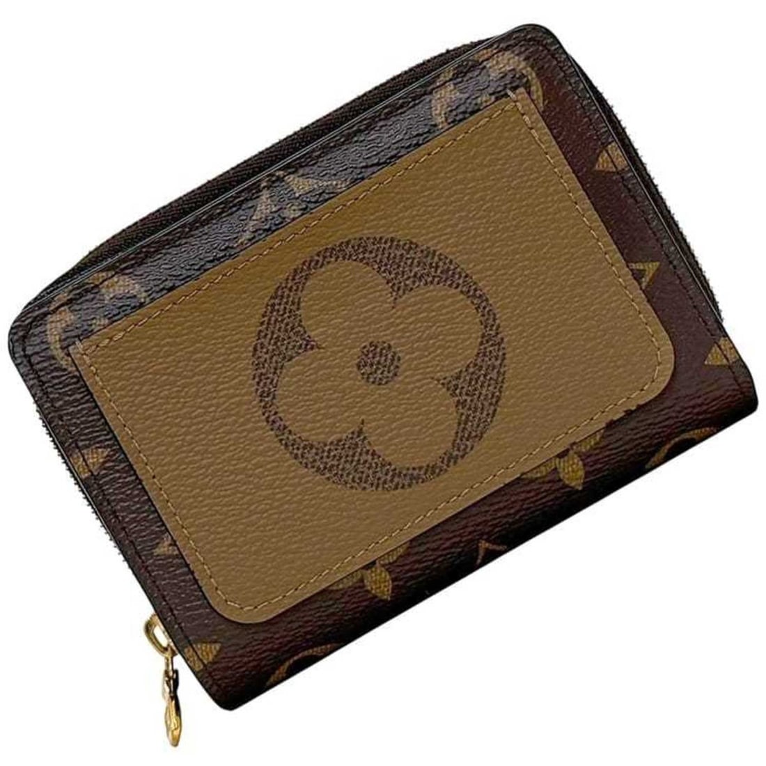 Louis Vuitton Portefeuille Lou f-25000 Bifold Wallet, Brown, Monogram Reverse, M81461, Canvas, IC: --- Catalog ---Category: SizeSize (HxWxD): 8.5cm x 11.5cm x 2.5cm / 3.34'' x 4.52'' x 0.98''Category: DesignType: Wallet (bi-fold)Color: Brown, Monogram ReverseGender: WomenMaterial: Monogram Reverse