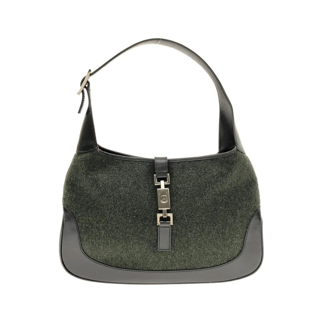 Gucci 001 3306 Shoulder Bag: --- Catalog ---Category: SizeSize (HxWxD): 20.5cm x 32cm x 3cm / 8.07'' x 12.59'' x 1.18''Category: DesignType: Shoulder bagColor: GreenGender: Women,MenMaterial: Felt , Leather Category: GeneralMPN: