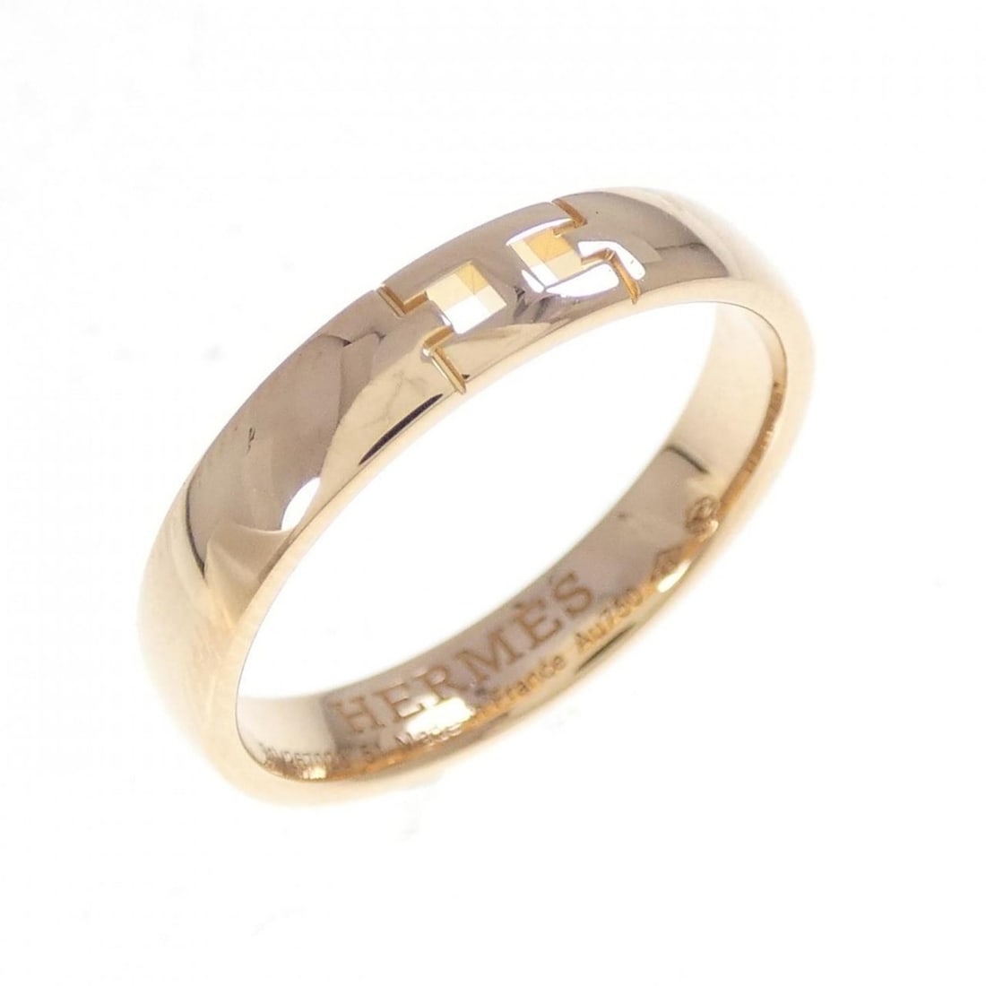 Hermes Ever Hercules Ring: --- Catalog ---Category: SizeJP Size: 10.5US Size: 5Category: DesignColor: PinkGender: WomenMaterial: Pink goldCategory: GeneralMPN: H119851BBrand: Hermes--- Item List ---Section: ConditionRanking: