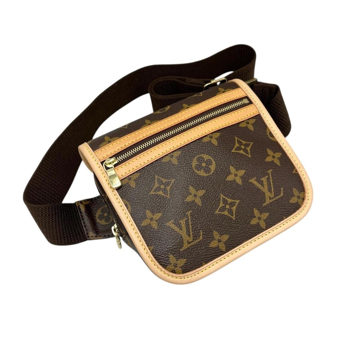 Louis Vuitton Bosphor waist bag, M40108, Monogram canvas, women's body bum bag: --- Catalog ---Category: SizeSize (HxWxD): 16cm x 17cm x 3cm / 6.29'' x 6.69'' x 1.18''Category: DesignType: Sling bagColor: MonogramGender: WomenMaterial: Monogram Category: GeneralMPN: M40108Brand: