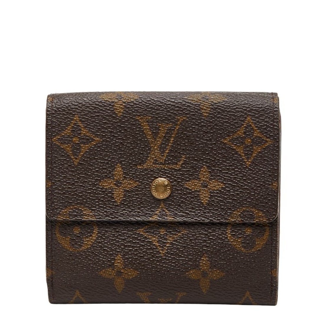 Louis Vuitton Monogram Portefeuille Elise Bifold Wallet M61654 Brown Leather Women's LOUIS VUITTON: --- Catalog ---Category: SizeSize (HxWxD): 10cm x 10.5cm x 1.5cm / 3.93'' x 4.13'' x 0.59''Category: DesignType: Wallet (bi-fold)Color: BrownGender: WomenMaterial: PVC , Leather Category: