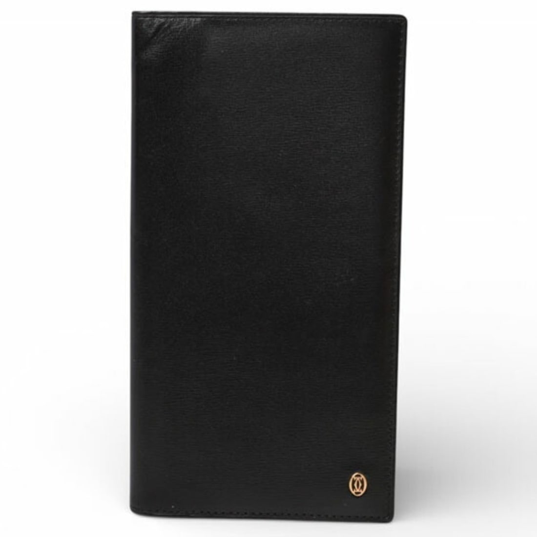 Cartier Men's Wallet, Long Wallet Leather Pasha Black Silver Women's (1 of 14)